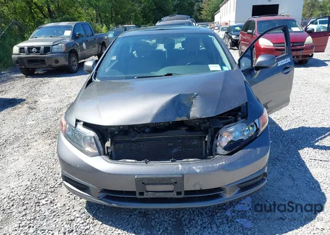 2012 Honda Civic Ex-L z USA, uszkodzony, nr VIN 2HGFB2F9XCH575830